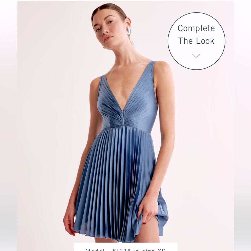 The A&F Giselle Pleated Mini Dress